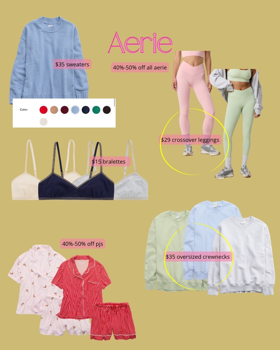 Aerie Cyber Week deals are here 🤍✨ Linking my cozy basics, winter loungewear, and everyday essentials all on major sale. Shop the best Aerie Cyber Week finds before they’re gone!

#LTKGiftGuide #LTKSaleAlert #LTKCyberWeek