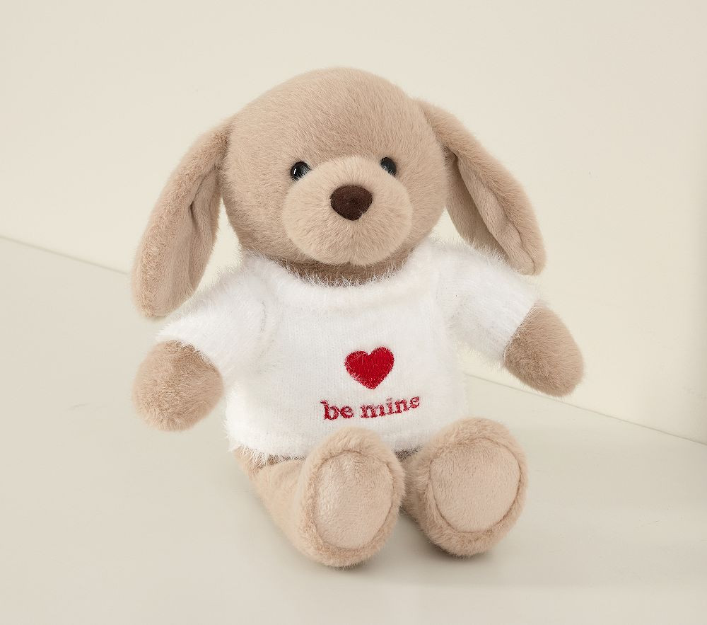 Be Mine Valentine's Puppy Plush | Pottery Barn Kids