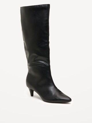 Tall Kitten Heel Boots for Women | Old Navy (US)