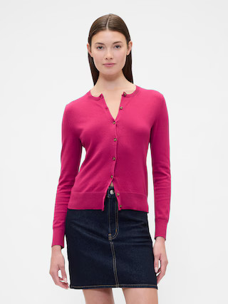 Crewneck Cardigan | Gap Factory