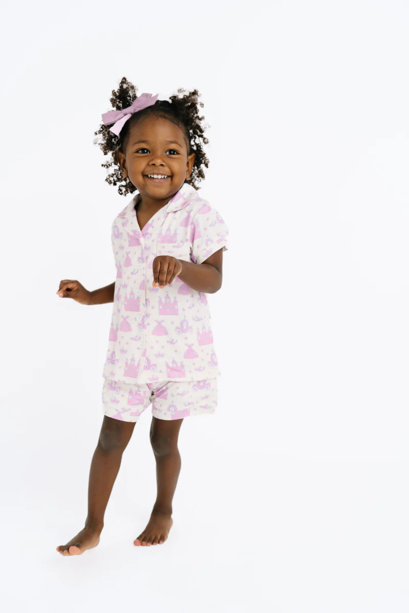 Dreamy Fairytale Bamboo Short Button Up Set | Little One Shop Co
