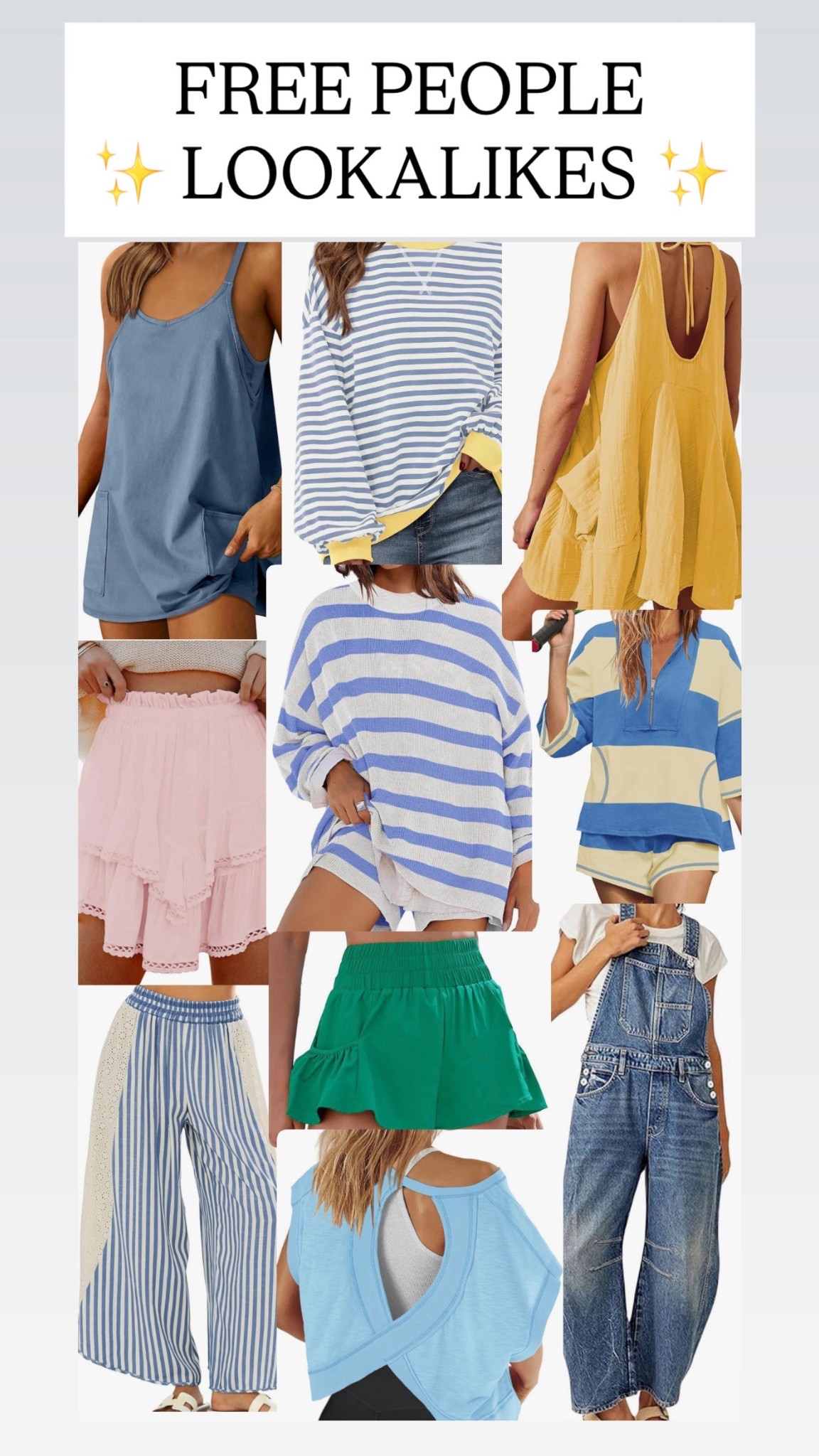 Free People lookalikes ✨

#LTKFestival #LTKootd