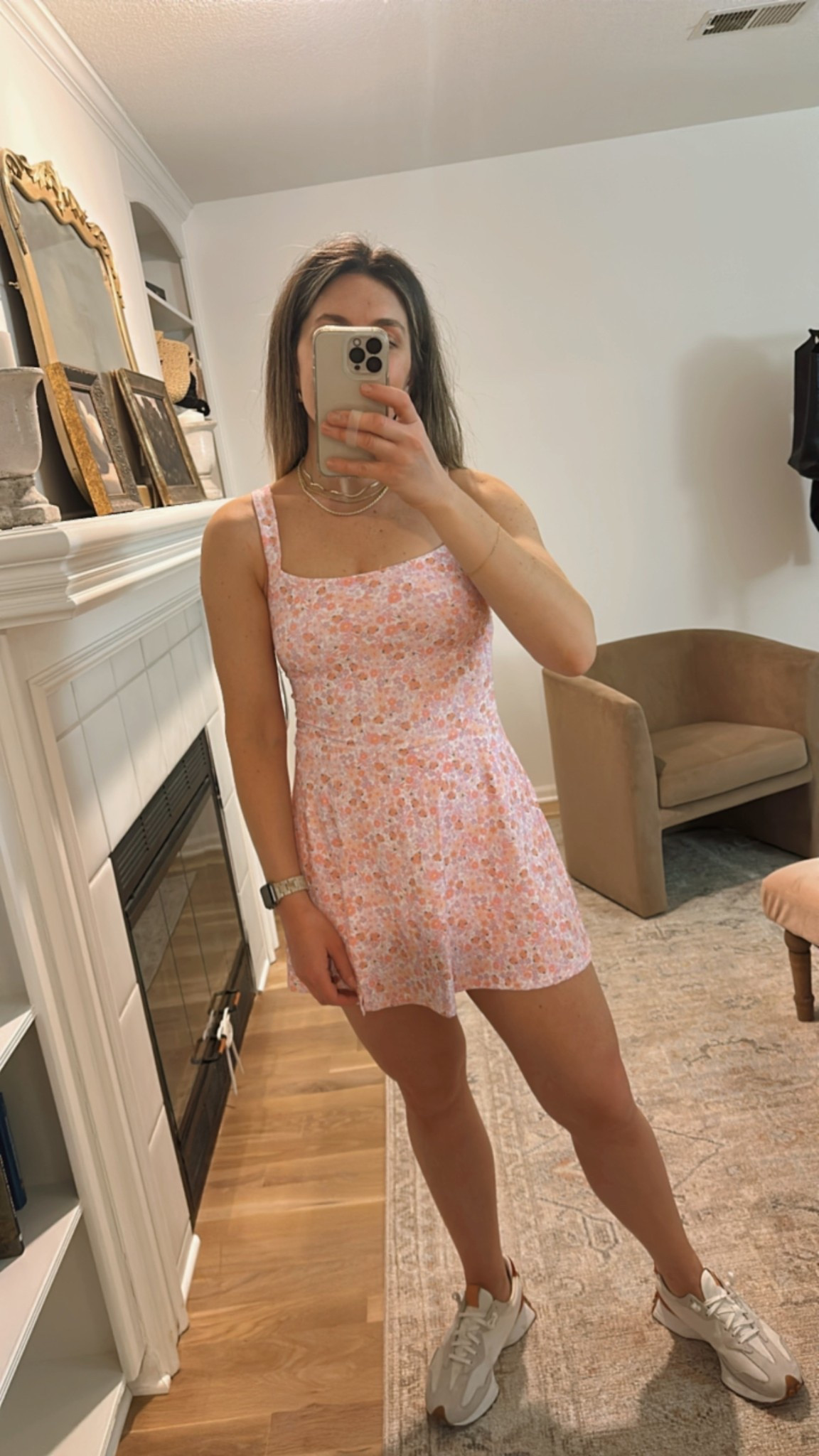 Love this floral active dress from target! So flattering and comfy. Wearing a size medium. Target style. Sale alert. Activewear. Pink dress. Floral dress. Mom outfit. Casual chic  

#LTKSaleAlert #LTKActive #LTKMidsize