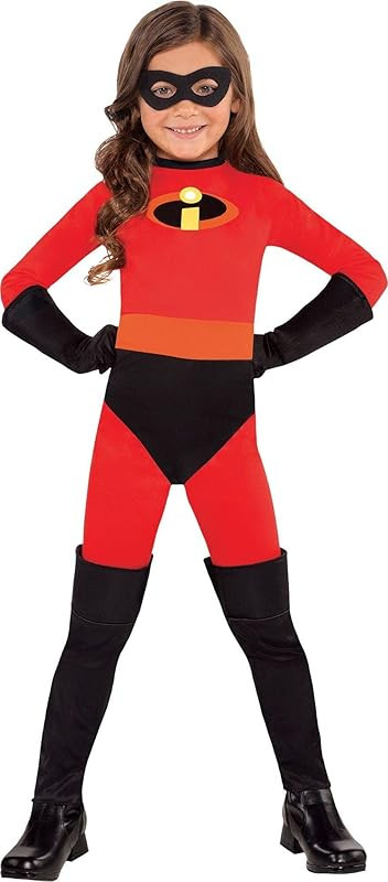 Party City The Incredibles Violet Halloween Costume for Girls, Disney, Includes Mask and Gloves | Amazon (US)