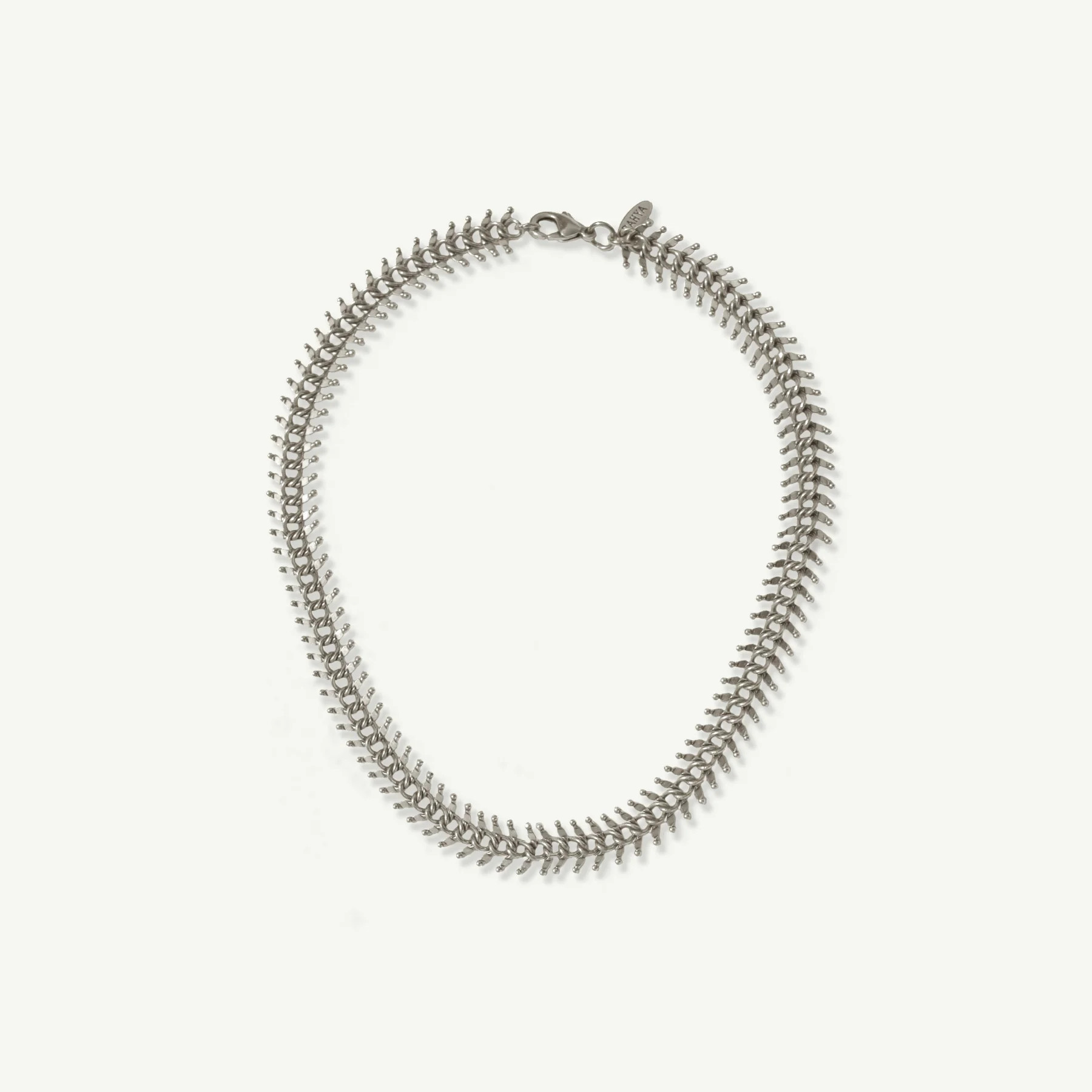 Lynn Choker Chain Antique Silver 14" | Rahya Jewelry Design