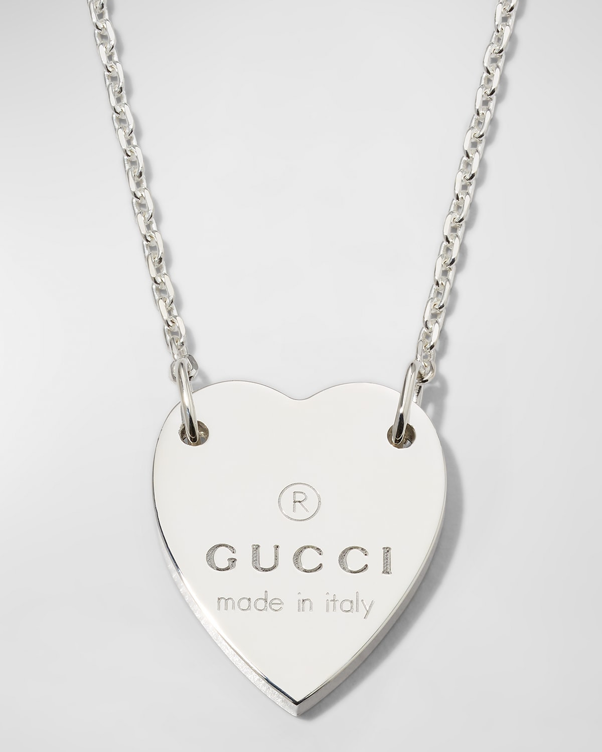 Engraved Heart Trademark Necklace | Neiman Marcus