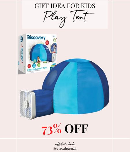 Gift ideas for kids - inflatable play tent 73% off! 

Gift guide for kids // gifts for children // play fort for kids 

#LTKsalealert #LTKkids #LTKGiftGuide