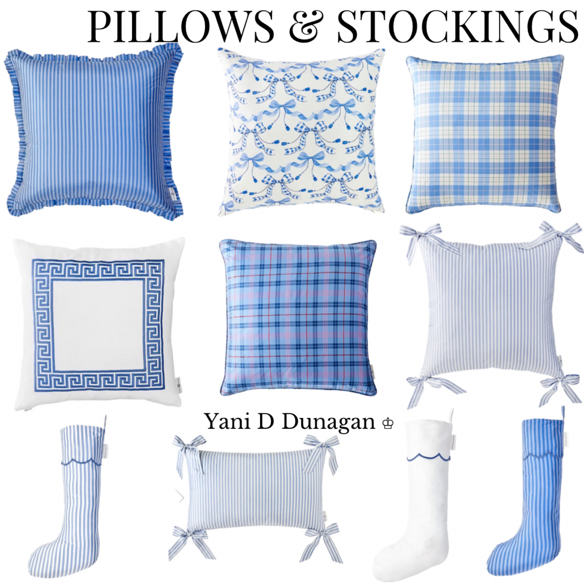 DESIGNER DECORATIVE PILLOWS & STOCKINGS FOR THIS HOLIDAY SEASON!!
Beautiful Patterns and Gorgeous Styles and colors.


#LTKstyletip #LTKHoliday #LTKhome