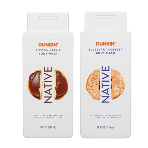 Native Body Wash Limited Edition Scents | Boston Kreme 18 oz Body Wash & Blueberry Cobbler 18 oz Body Wash (Boston Kreme & Blueberry Cobbler) | Amazon (US)