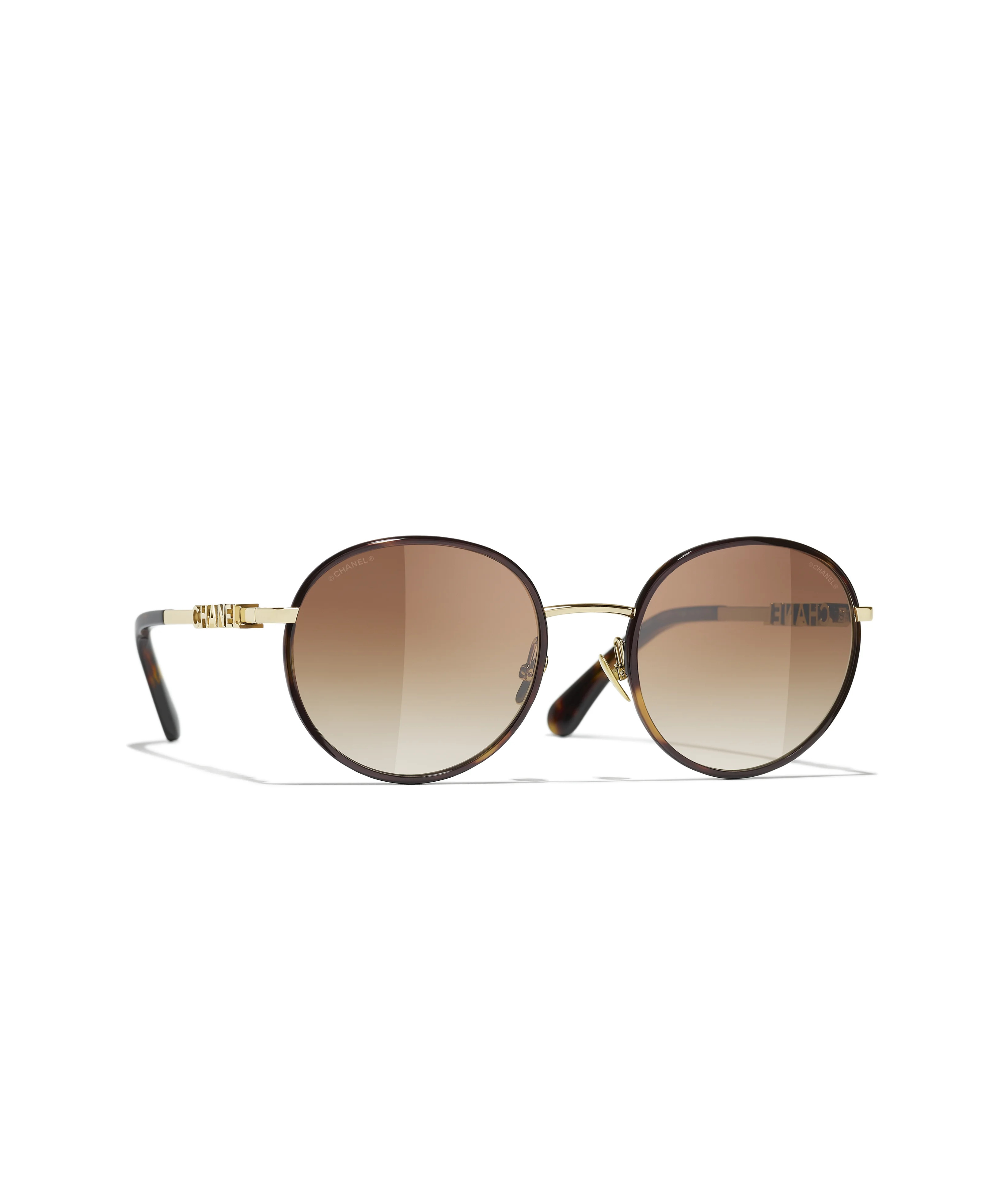CHANEL Sunglasses: Pantos Sunglasses, metal — Fashion | CHANEL | Chanel, Inc. (US)