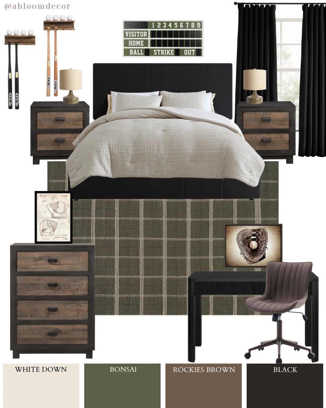 Baseball Teenage Boy Bedroom Design

#LTKHome #LTKmomlife #LTKMens