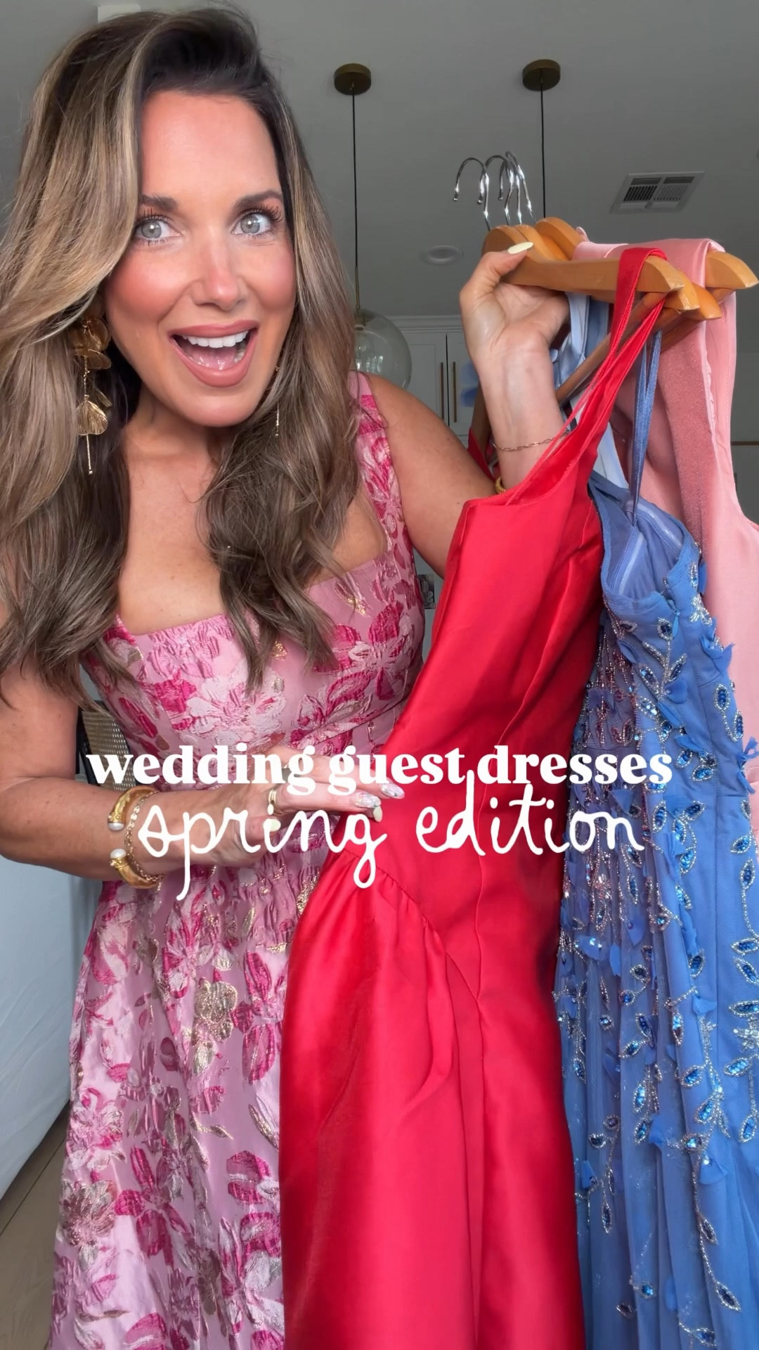 Wedding guest dress options that are all so stunning!! Which one is your favorite??
Wearing size 6 in all of them. 

#springwedding #springdress #weddingguestdress

#LTKPetite #LTKOver40 #LTKSeasonal