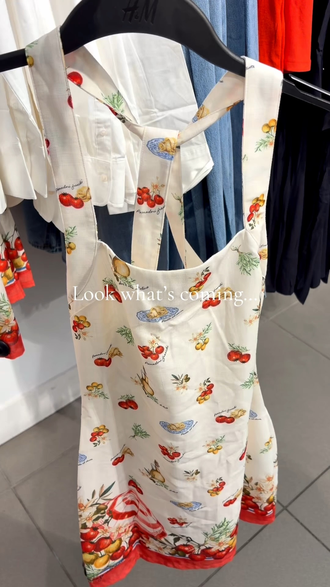 This collection has finally arrived online, the perfect holiday vacation dress in an Italian themed print. 
Matching skort, crop top and shirt. 
Fruit print mini dress 🍅 tie back sundress, Italian style summer outfit, holiday dress, euro summer look, lightweight mini

#LTKdresses #LTKtravel #LTKsummer