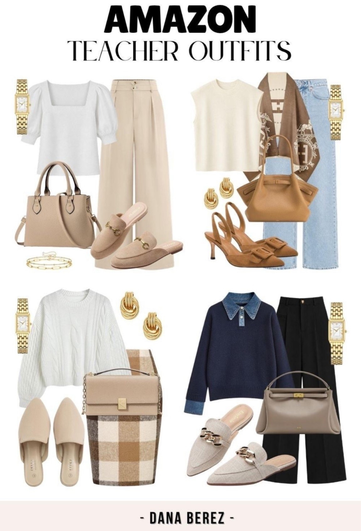 Amazon teacher outfits that make getting dressed for school SO easy 🍎✨ Polished, comfortable and still cute—from wide-leg pants and easy knits to denim and elevated flats. Save these for your fall workwear rotation!

Amazon teacher outfits, teacher style, fall work outfits, Amazon fashion, classroom outfits, casual workwear, teacher wardrobe, fall fashion finds

#LTKdayinmylife #LTKootd #LTKWorkwear