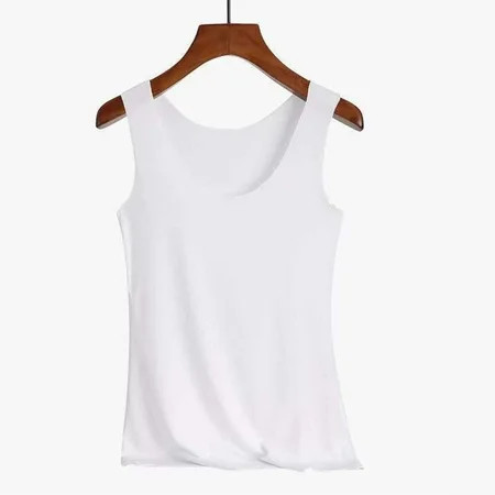 White Tank Tops For Women Spandex White Tank Top Woman Womens Summer Clothes Womens Tank Tops Sleeveless Scoop Neck Loose Fit Summer Clothes | Walmart (US)