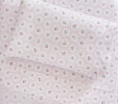 Cottage Floral Organic Sheet Set & Pillowcases | Pottery Barn Kids