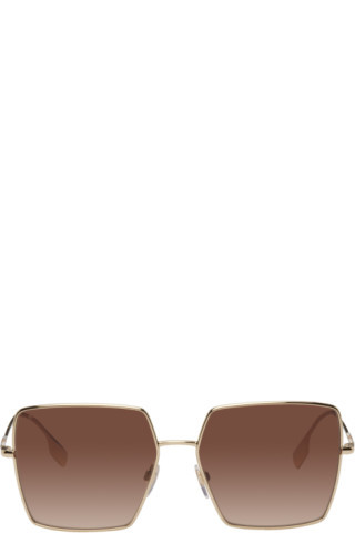 Burberry - Gold Daphne Sunglasses | SSENSE