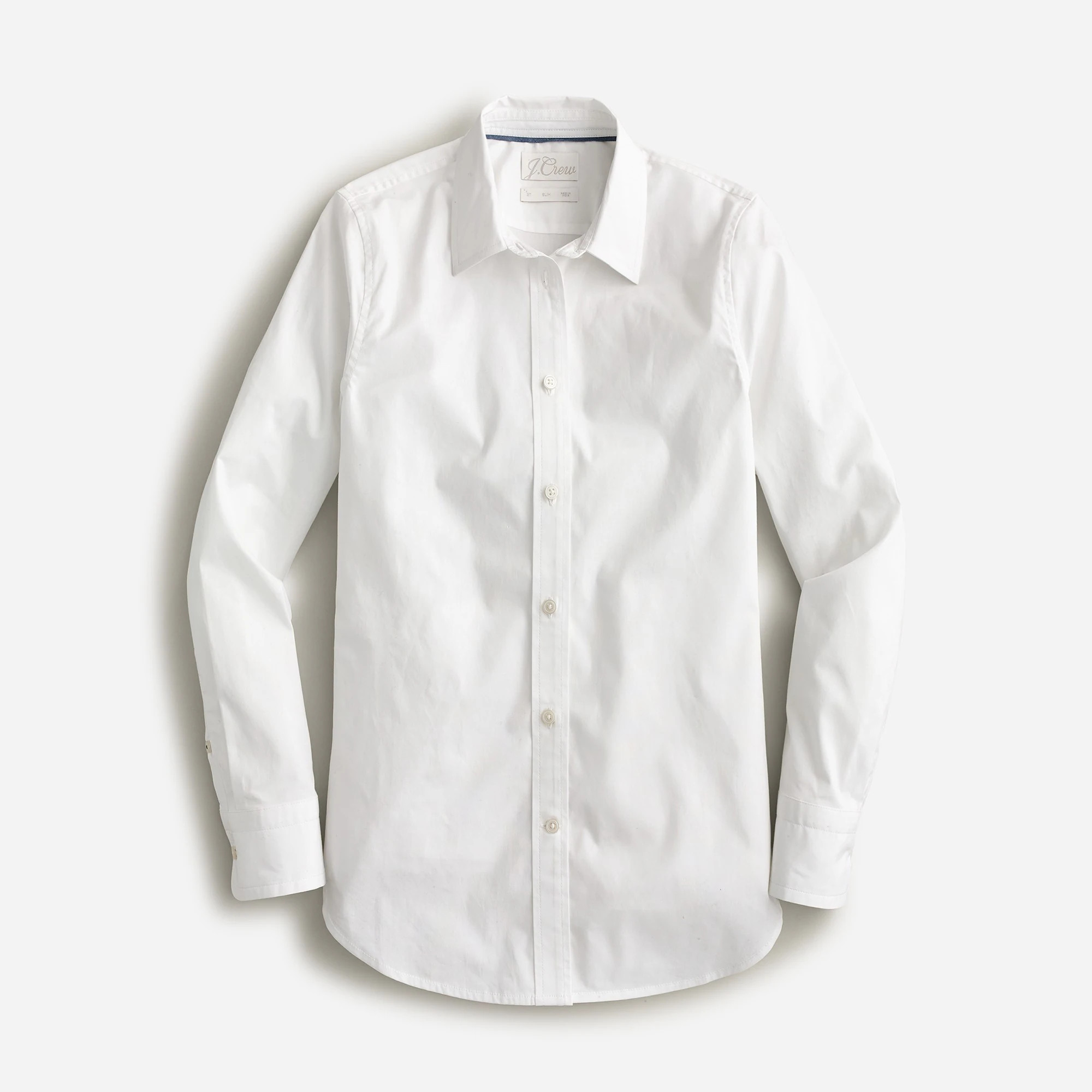 Slim-fit stretch cotton poplin shirt | J. Crew US