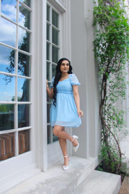 • I Adore {Blue} 🩵 •

This adorable light blue puff sleeve dress is under $40 and comes in pink and white as well! ✨

You can shop my outfit by following me {sparkleandstyle} on the FREE LIKEtoKNOW.it app or via the Shop My Instagram link in my bio! 🤍

girly style, girly fashion, girly outfits, feminine style, feminine fashion, puff sleeve dress, blue dress, light blue dress, white heels, bow heels, pearl bow heels, pearl heart earrings, pearl necklaces

#LTKShoeCrush #LTKFindsUnder100 #LTKFindsUnder50