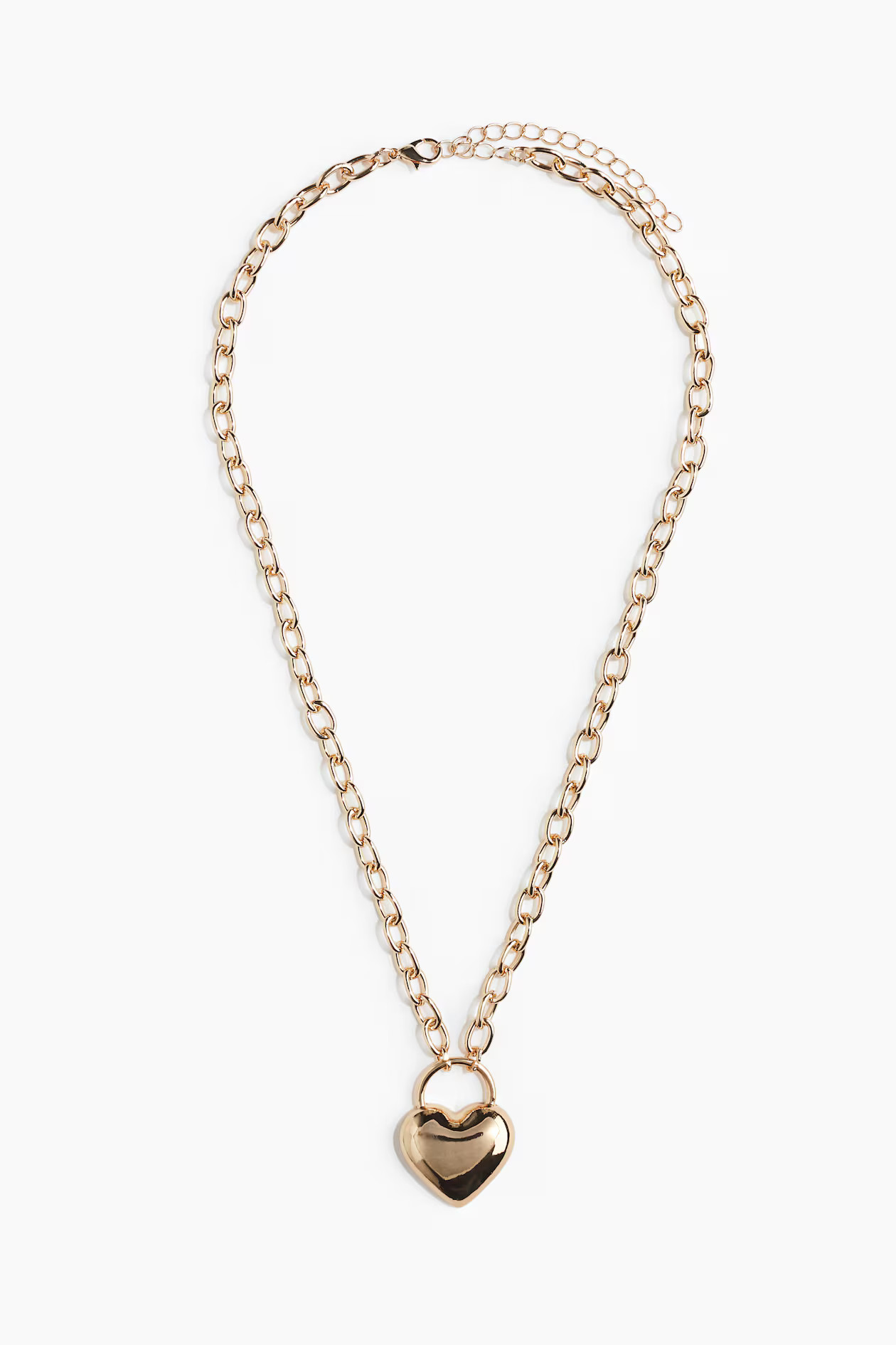 Heart-pendant necklace - Gold-colored - Ladies | H&M US | H&M (US + CA)
