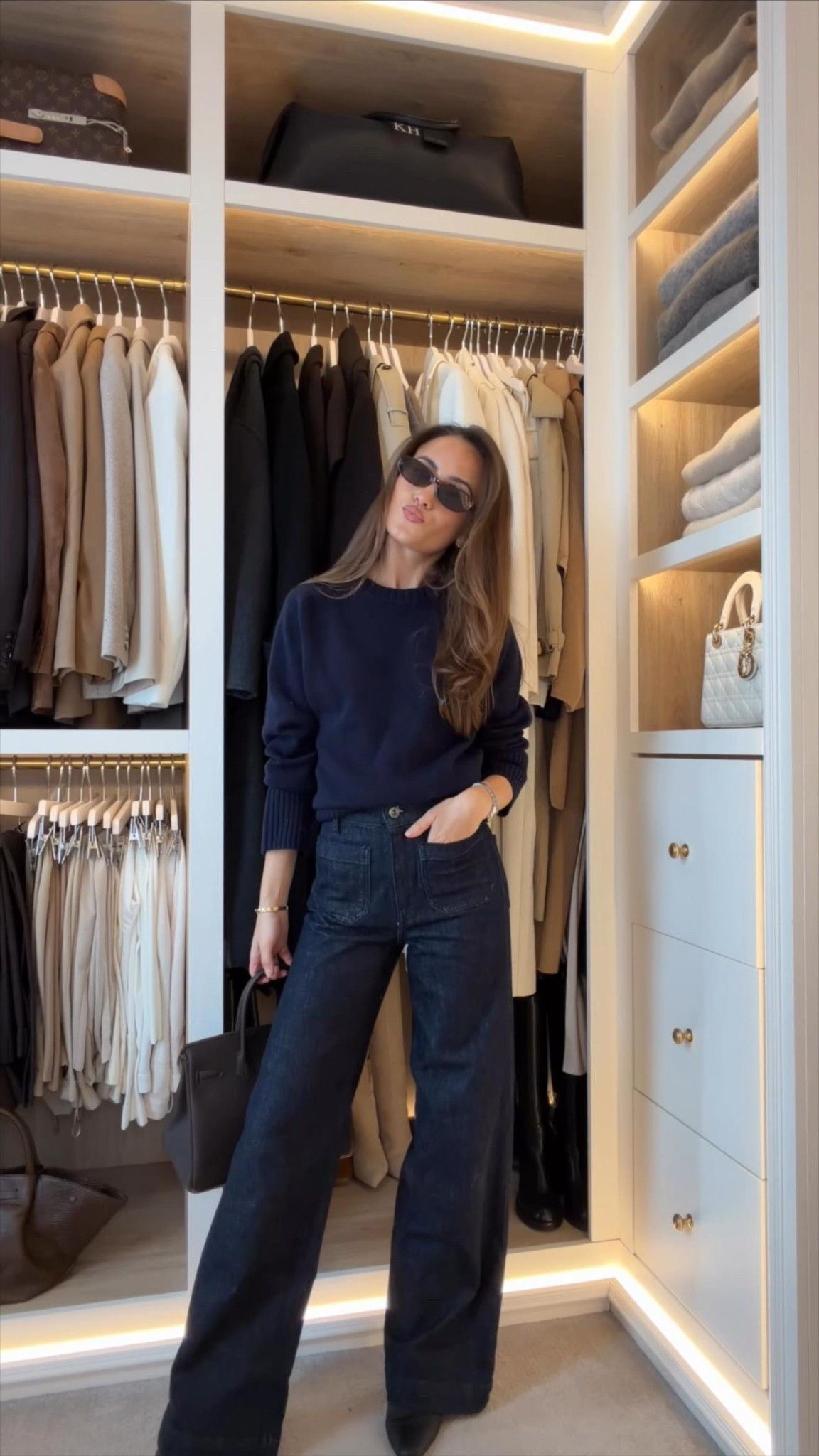 Navy on navy for spring💙 wearing a total jigsaw look and the most flattering and comfortable denim

#LTKFashionMonth #LTKspring #LTKuk