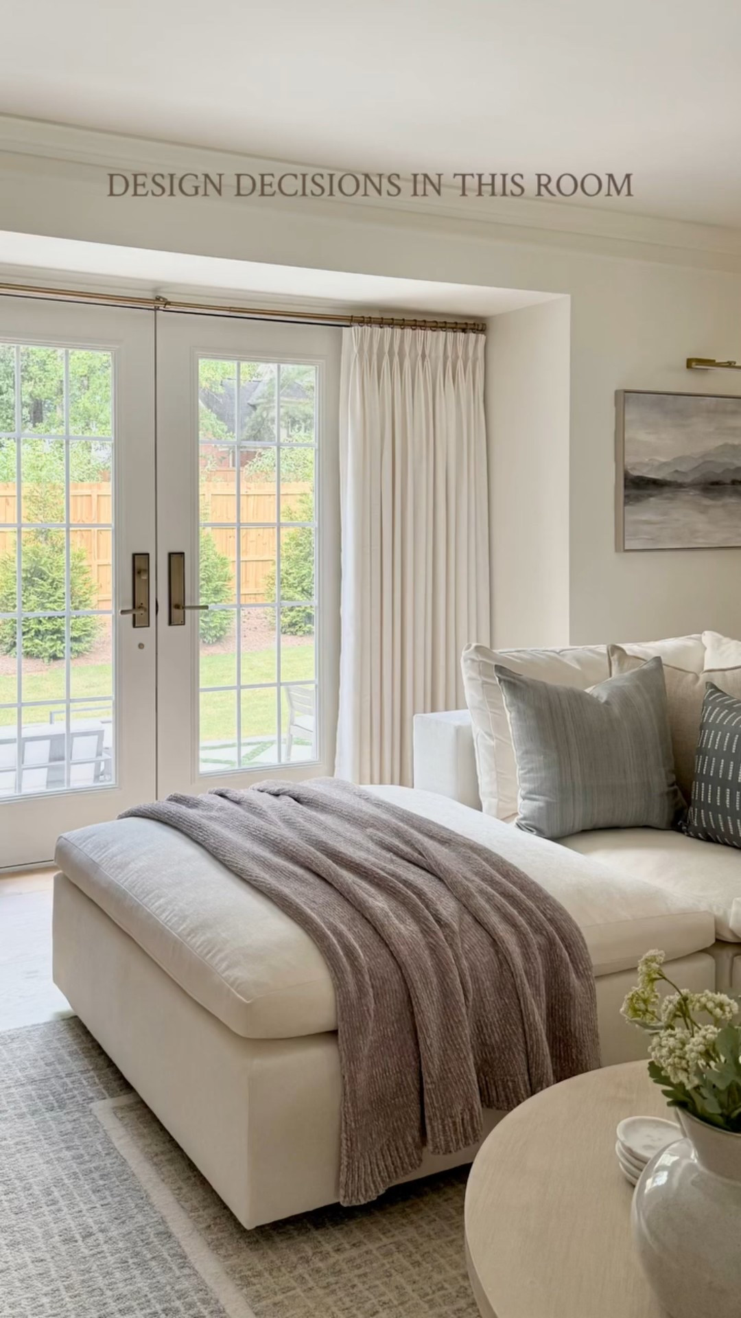 Beautiful rooms don’t just happen - they’re built through layers of thoughtful decisions. Every finish, material, and hardware selection influences the next, which is why the process takes intention and time.

If trying to manage all of those choices on top of everyday life feels overwhelming, you’re not alone.
Guiding clients through that process and making it feel clear and manageable is exactly what I’m here for.

#atlantainteriordesigner #neutralhome #virtualdesign #transitionalhome #designtips

#LTKHome