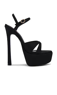Michael Costello x REVOLVE Heidi Platform in Black from Revolve.com | Revolve Clothing (Global)