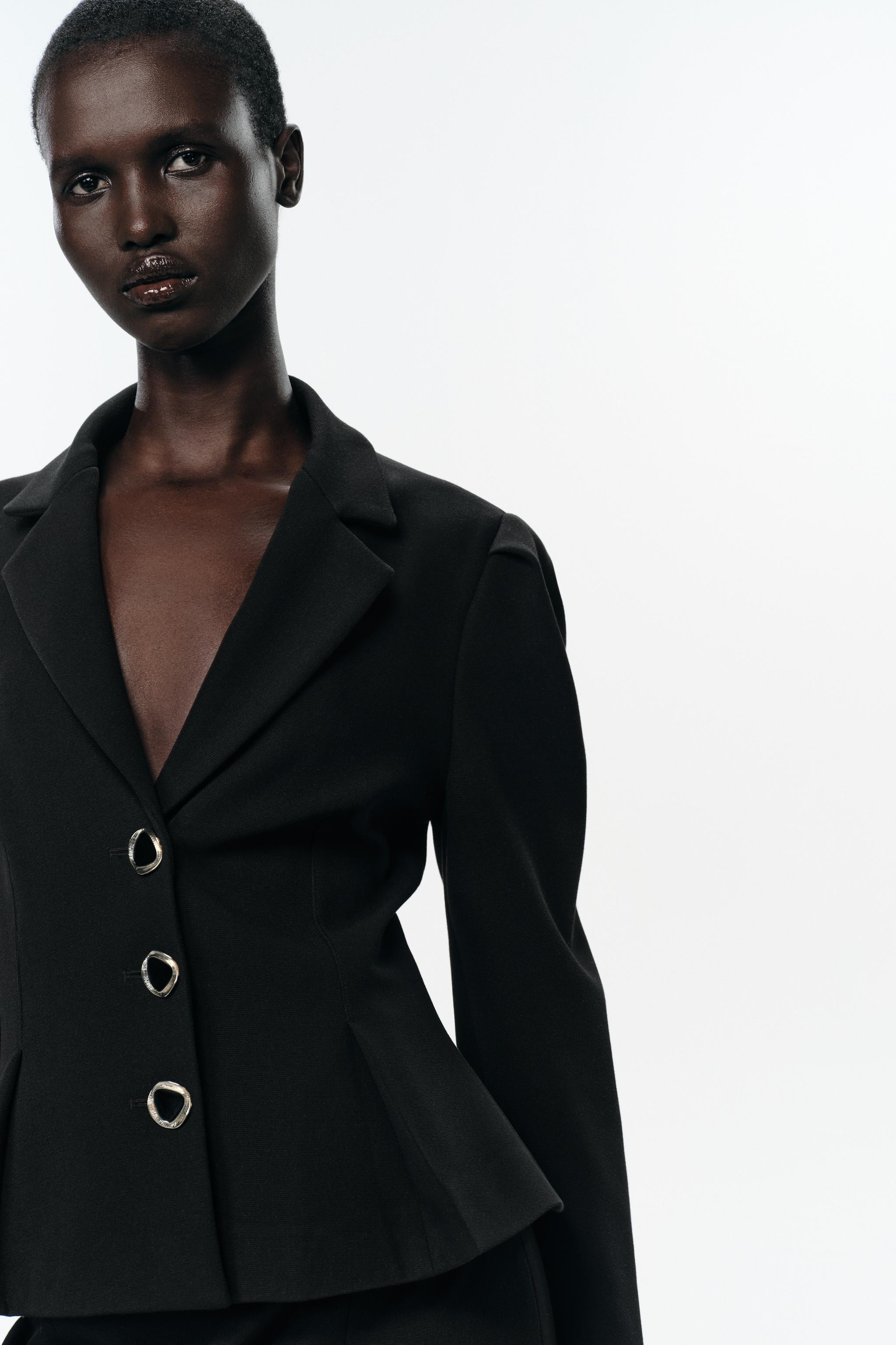 PUFF SLEEVE PEPLUM BLAZER | Zara UK