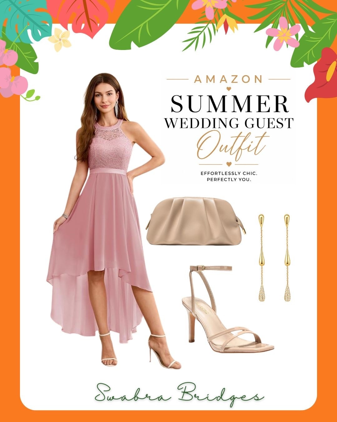 This soft pink summer dress will make every event you go to memorable!

Shop the entire look confidently whether you are going to a cocktail party or wedding reception, this summer wedding guest outfit is IT!

#LTKgrwm #LTKWedding #LTKPetite