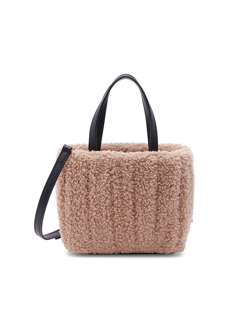 Women's Aria Faux Fur Tote - Almond Black | Saks Fifth Avenue
