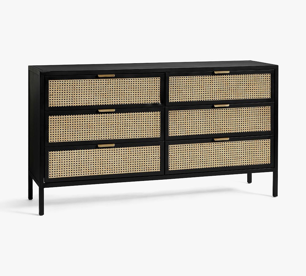 Neve Cane 6-Drawer Dresser | Pottery Barn (US)