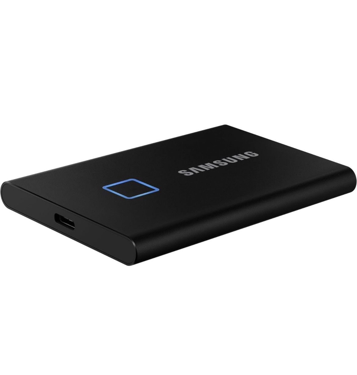 SAMSUNG T7 Touch Portable SSD 2TB + 2mo Adobe CC Photography ,up to 1050MB/s, USB 3.2 External Solid State Drive, Black (MU-PC2T0K/WW)