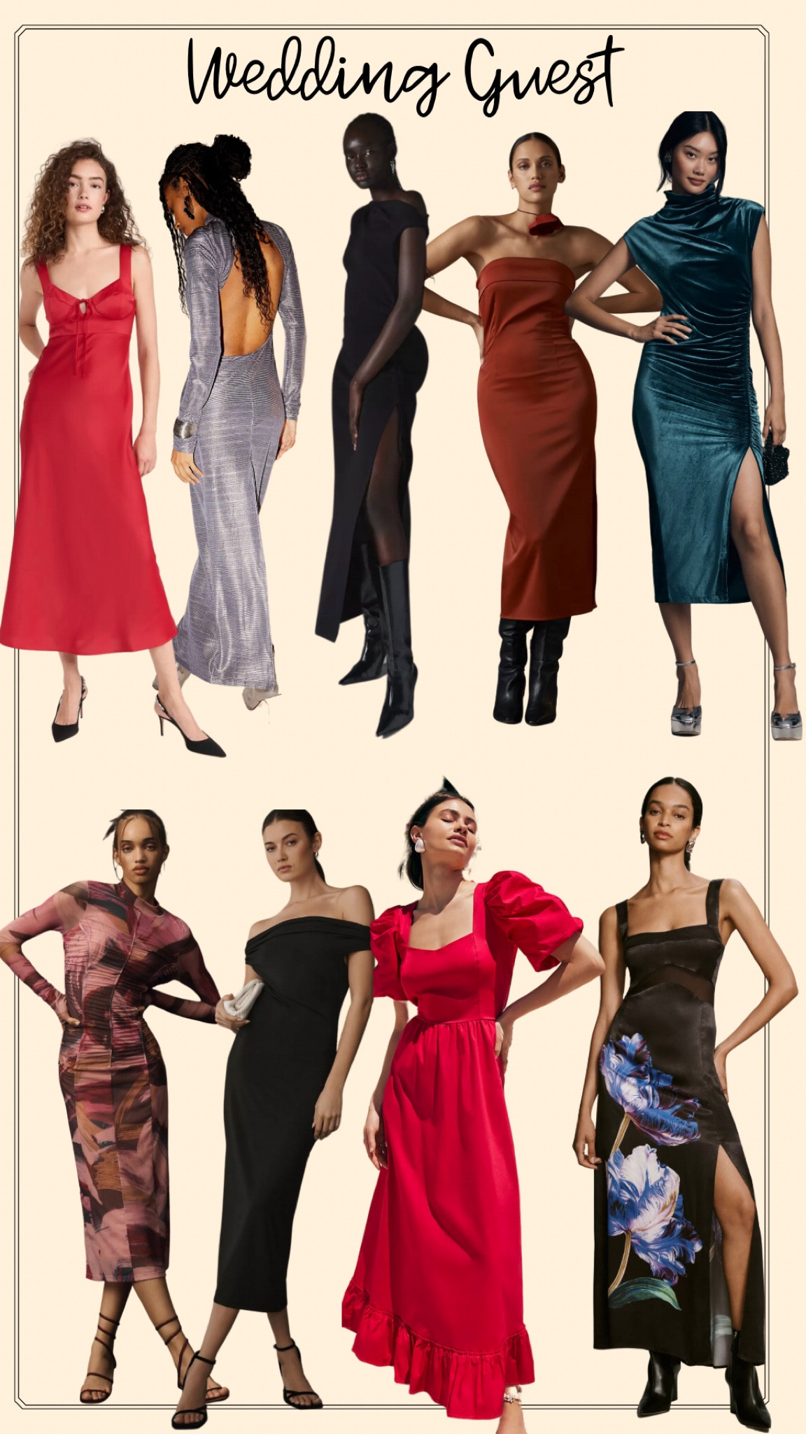 Wedding guest dresses that’ll compliment you! 

#LTKstyletip #LTKSeasonal #LTKwedding