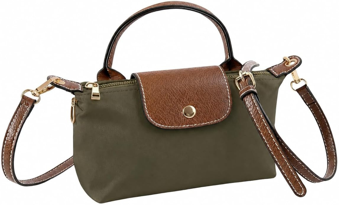 Mini Crossbody Bags for Women with Adjustable Strap Shoulder, Fashion Mini Tote Purse, Nylon Smal... | Amazon (US)