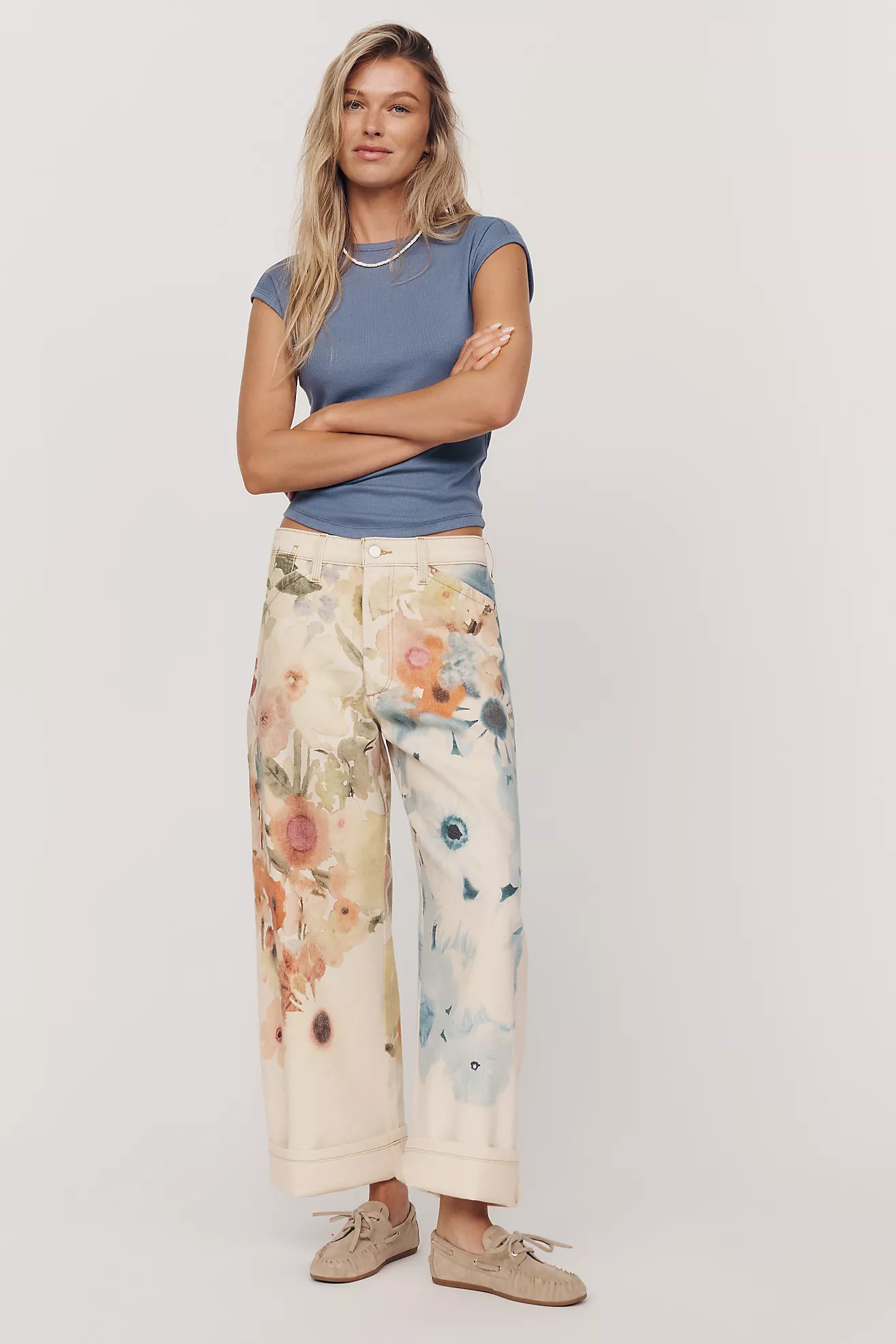 Pilcro Kayden High-Rise Barrel-Leg Jeans | Anthropologie (US)