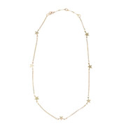 Oakley Star Necklace, Gold | The Avenue