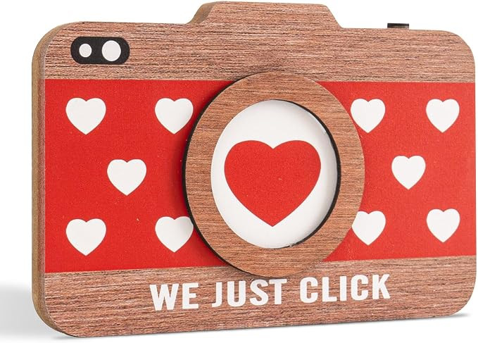 Wooden Valentines Day Sign, Pink Red Valentine's Day Table Tiered Tray Indoor Decorations For Hom... | Amazon (US)