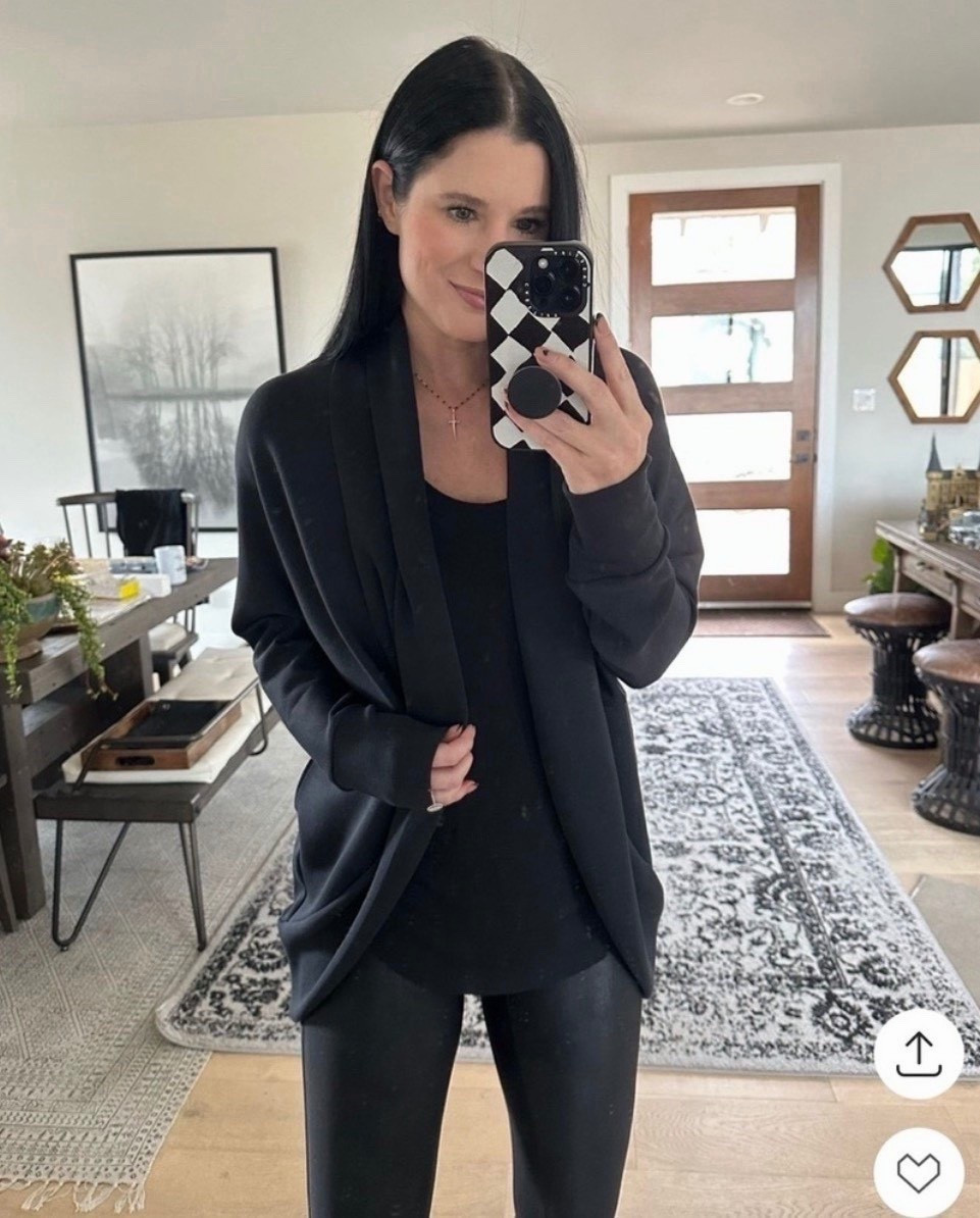 SPANX is an additional 30% off of sale! This cocoon cardigan is sadly sold out in black but comes in grey and brown. Only $48 from $148!

#LTKTravel #LTKFindsUnder50 #LTKSaleAlert