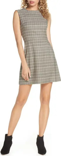 Amati Check Sundae Sleeveless A-Line Dress | Nordstrom
