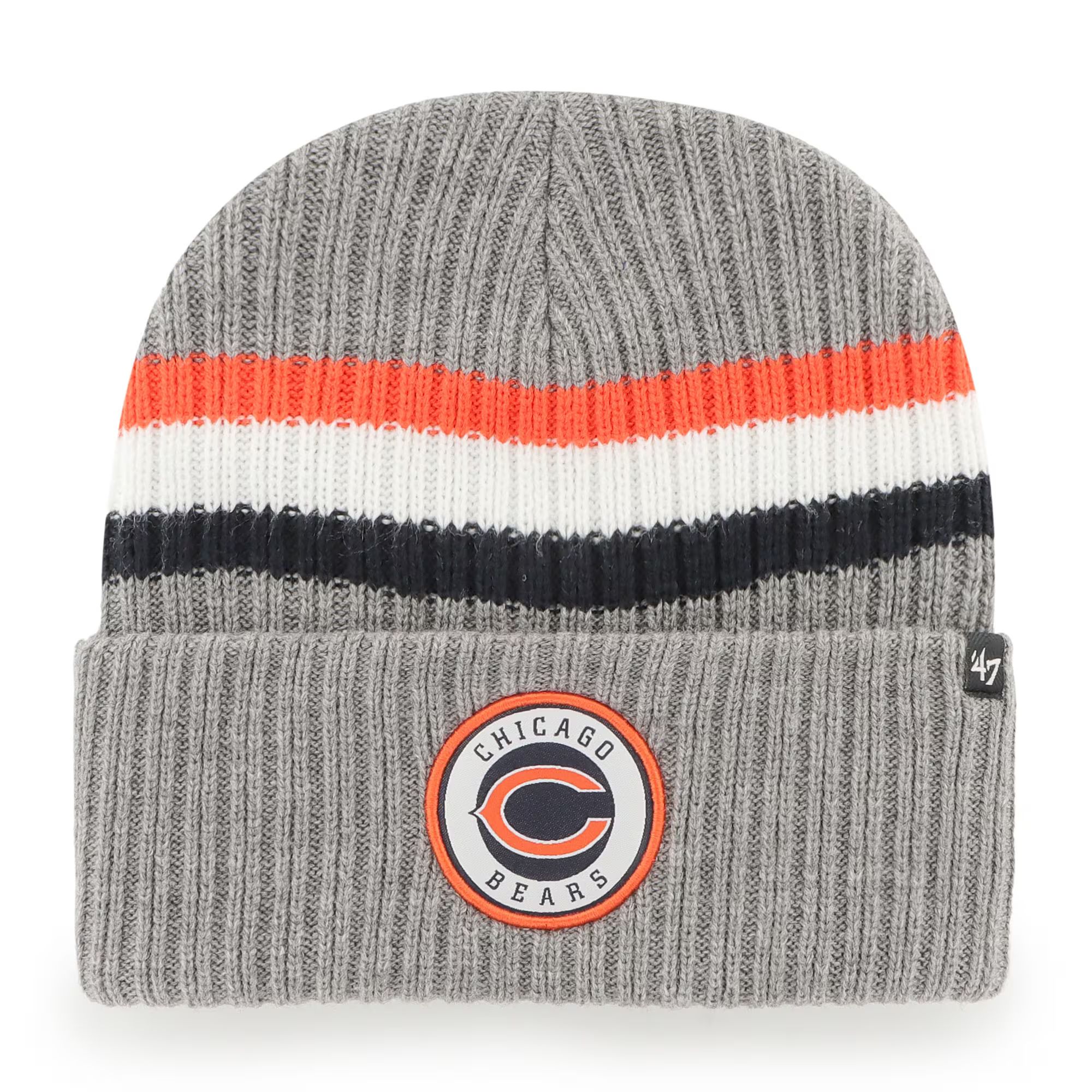 Chicago Bears '47 Highline Cuffed Knit Hat - Gray | Fanatics