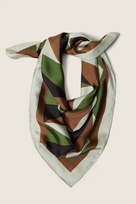 EVEREVE Women's Riva Geo Bandana, Green | Evereve