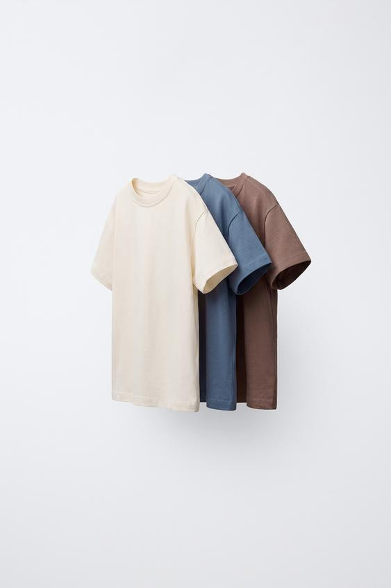 THREE-PACK OF BASIC T-SHIRTS | Zara US
