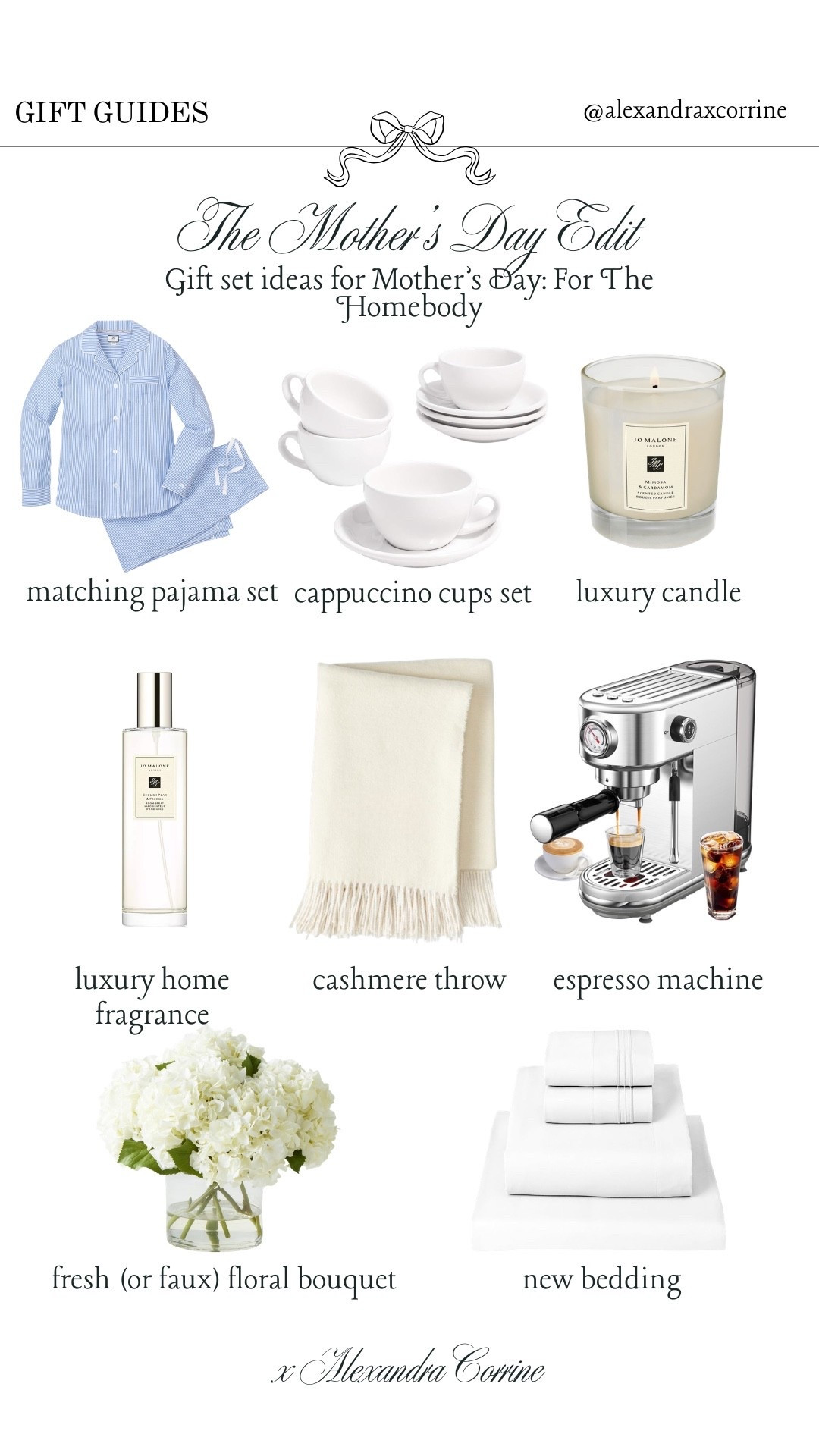 The Mother’s Day Edit: Gift ideas for the homebody 🕯️🤍

Gift guide, gift ideas, Mother’s Day, gifts for her, homebody lifestyle, cozy at home 

#LTKMothersDay