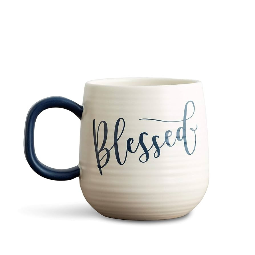 DaySpring - Blessed Inspirational Ceramic Artisan Mug, 16 oz. (91472) | Amazon (US)