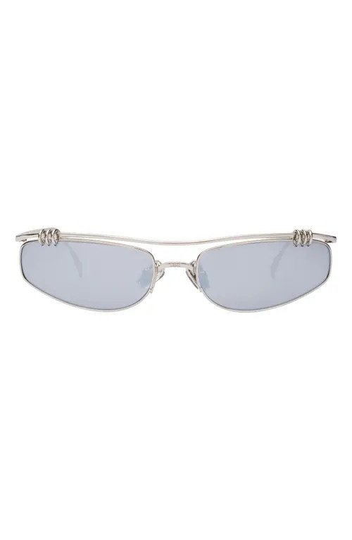 DEZI Linked Up Sunglasses in Linked Up Silver Flash at Nordstrom | Nordstrom