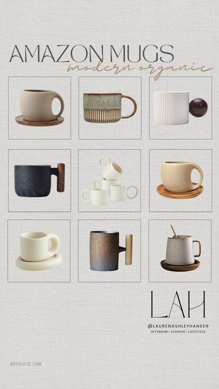One thing you guys may or may not know about me is I love mugs! All of these Amazon mugs have such beautiful texture, organic shape and great price points too! 

#LTKHome #LTKStyleTip