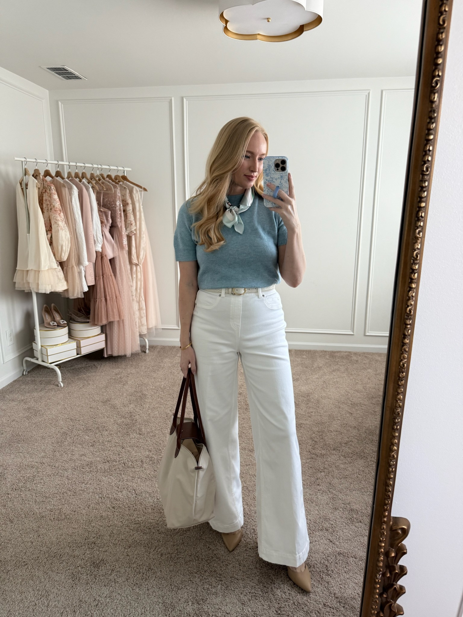 Classic spring workwear look! Wearing size small in this Avara top and Spanx white jeans. If you are between sizes in the jeans, I would size up. Use my code Amandaj15 for 15% off your first Avara order. Use code AMANDAJOHNXSPANX for 20% off your first Spanx order. Spring outfits // elevated workwear // work outfits // white jeans

#LTKSeasonal #LTKStyleTip #LTKWorkwear
