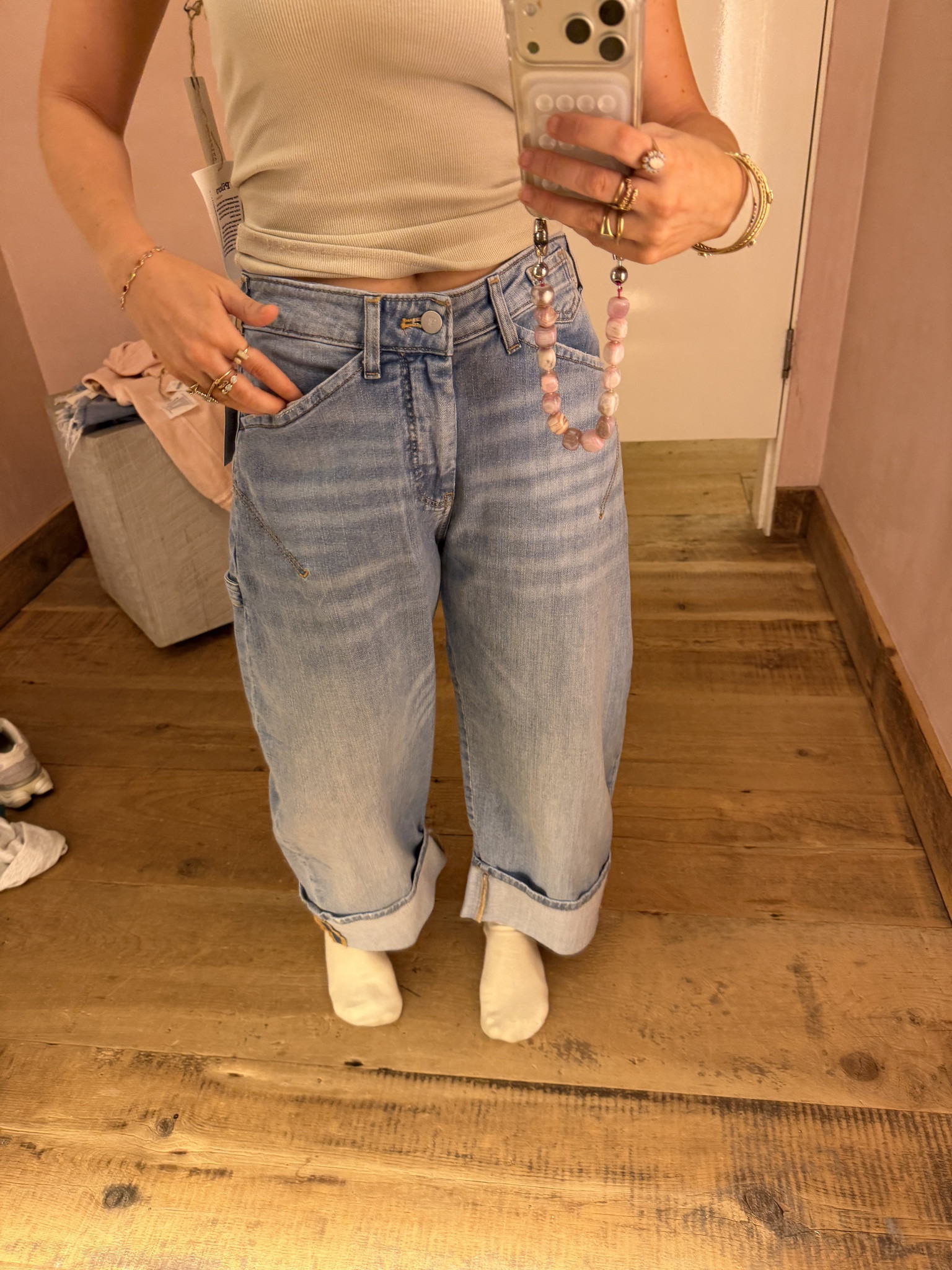 The perfect Anthro jeans for petite gals! 

#LTKootd