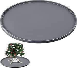 31 Inch Silicone Christmas Tree Mat, Heavy Duty Christmas Tree Floor Protector, Waterproof Under ... | Amazon (US)