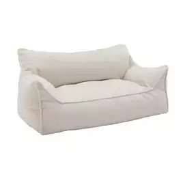 Kaikoo Kids Double Chair Bean Bag - Off White | argos.co.uk
